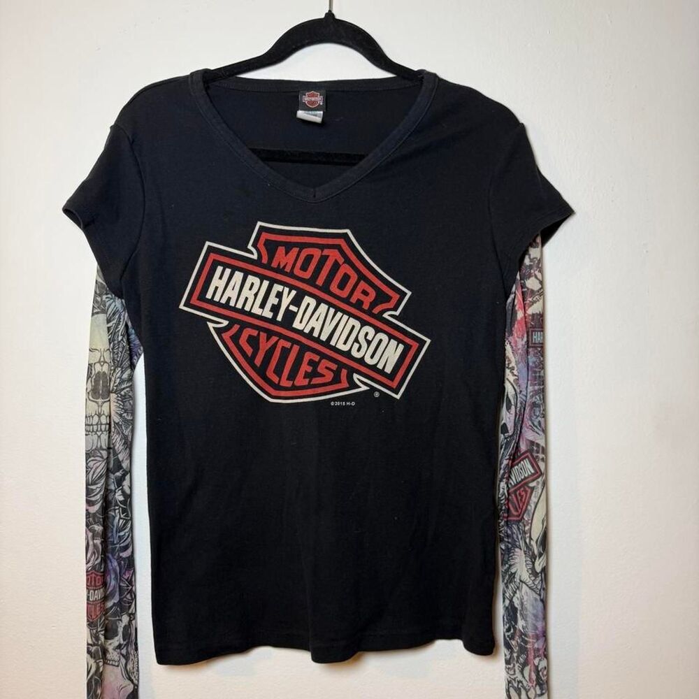 Harley Davidson Tattoo Sleeve Top